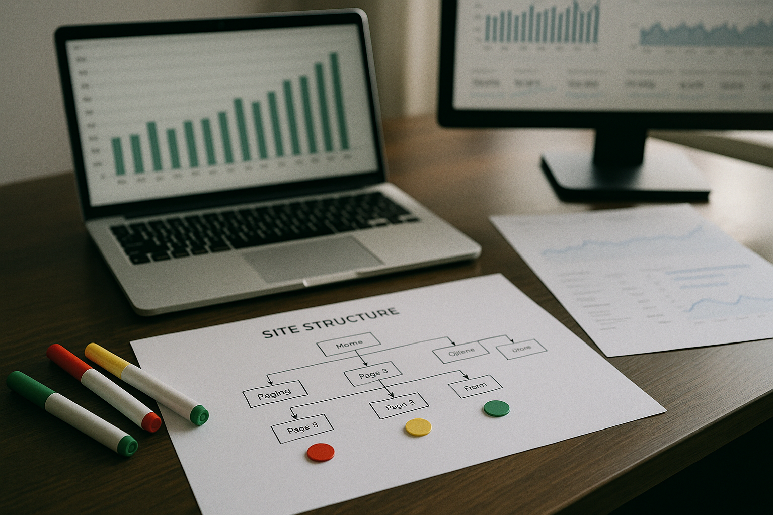 Обложка для статьи «SEO продвижение сайта услуг: как собрать приоритет страниц и не распылять бюджет на весь спрос сразу»